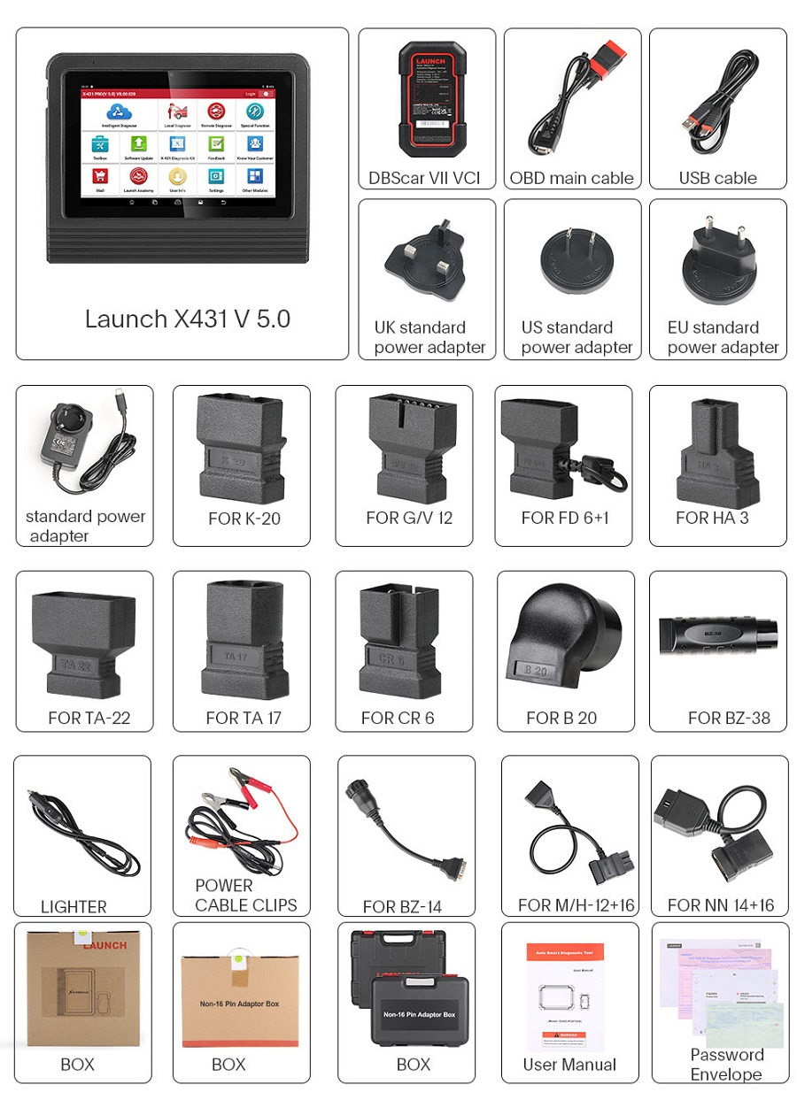 Launch X431 V 5.0 8inch Tablet